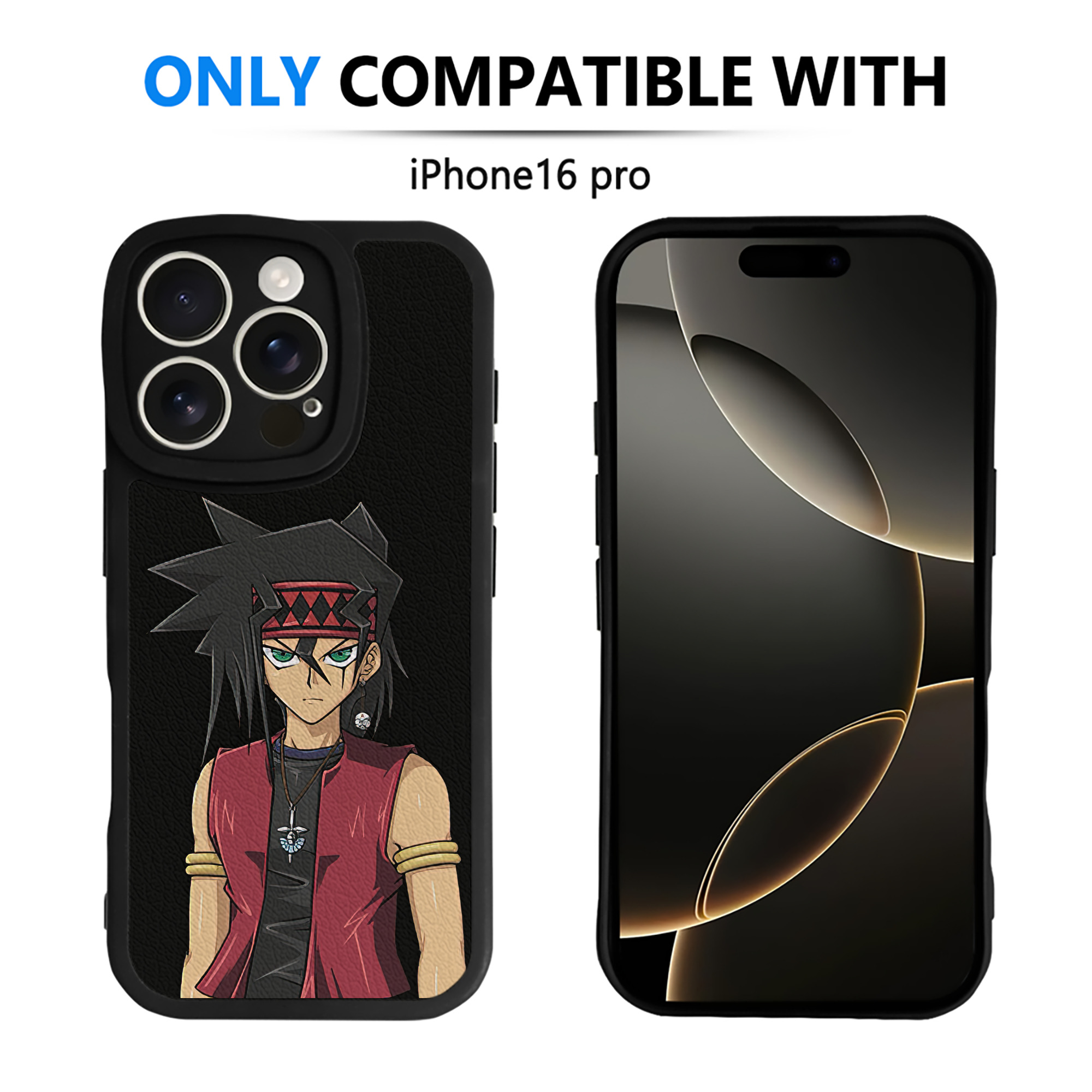 遊☆戯☆王 Yu-Gi-Oh! 【iPhone 16シリーズ対応】シリコンスマホケース（レザー調） 材質：シリコン